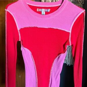 Colorblock Long Sleeve Top